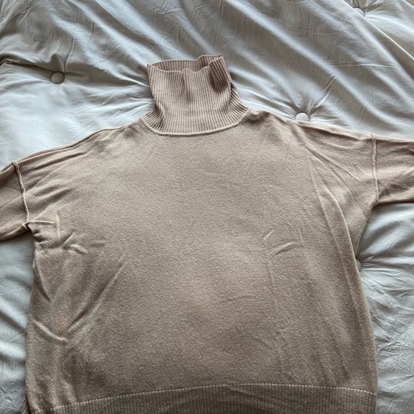 Cuyana Wool Cashmere Turtleneck Sweater - Picture 2 of 8